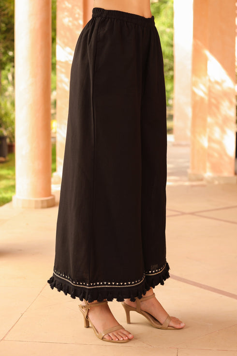 Women Knitted Palazzos